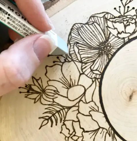 Pyrography Wood Burn Corner